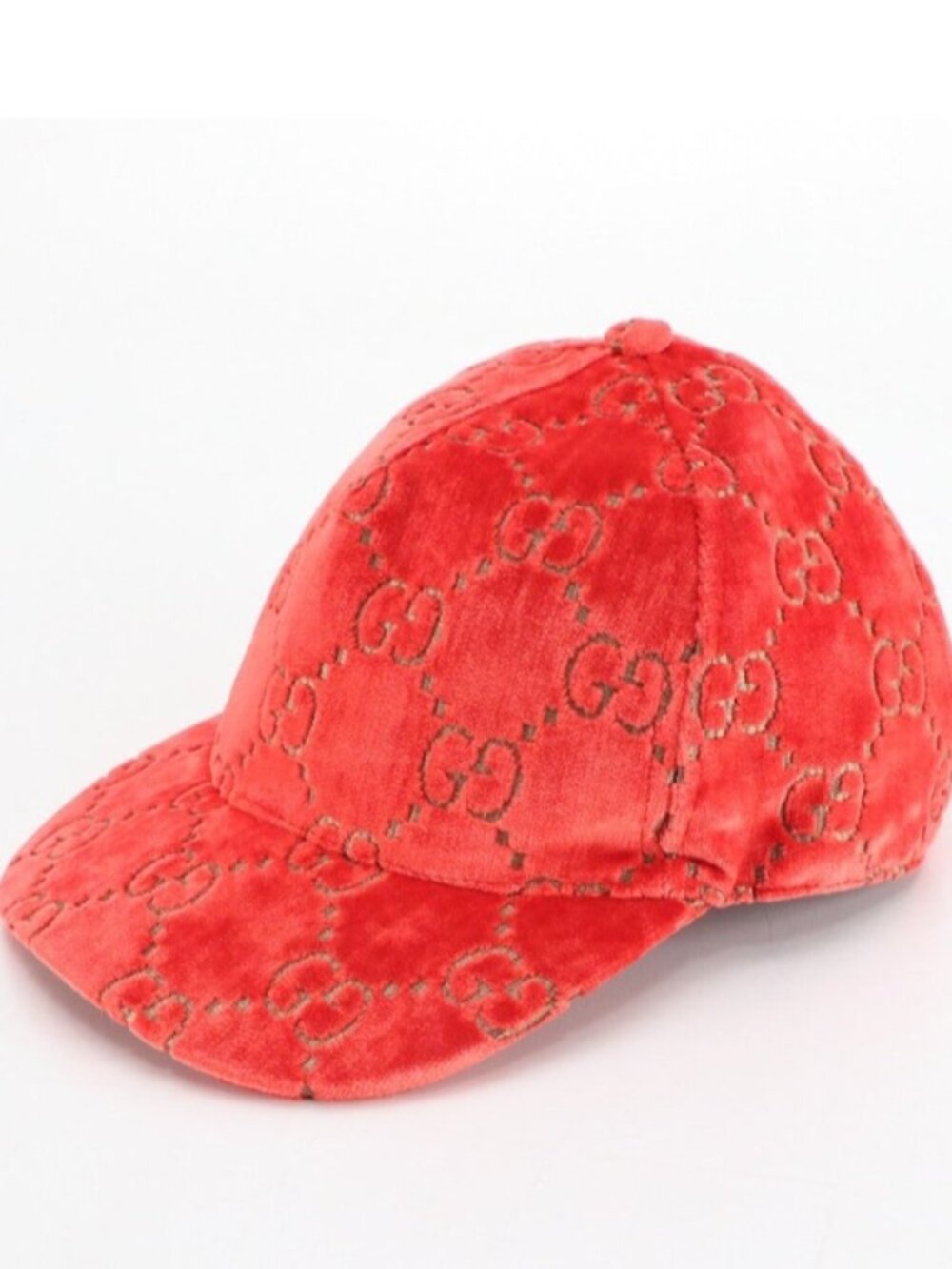 Gucci GG Velvet Baseball Cap